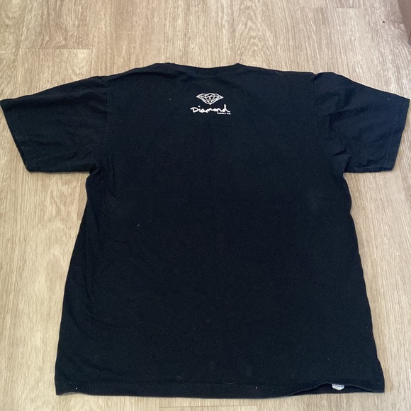 Black diamond supply Co. T-shirt with slightest bit of fading on tally marks. - Picture 3 of 3